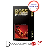 Bao cao su Boss 4 in 1 ( Combo 2 hộp x 12)