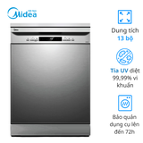 MÁY RỬA CHÉN ĐỘC LẬP MIDEA MDW13-7635QS
