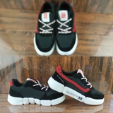 Giày thể thao nữ đen đế trắng viền đỏ  Size 36 (B62-211118-36)
