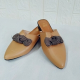 Sục nữ thời trang nâu thắt nơ Size 39 (U10-191118-39)