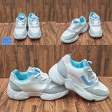 Giày thể thao nữ màu trắng phối ghi xanh Size 39 (X14-231118-39)