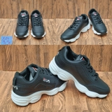 Giày thể thao nữ màu đen FILA đế trắng Size 36 (X24-231118-36)