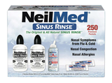 Set muối sinh lý rửa mũi NeilMed Sinus Rinse Kit (gồm 2 bình nhựa + 1 chai xịt + 250 gói)