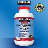 Viên uống bổ khớp của Mỹ Kirkland Signature Glucosamine HCL & MSM - 1500mg - hộp 375 viên