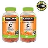 Kẹo dẻo bổ sung vitamin C 250mg Adults Gummies Kirkland, loại 360 viên