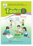 Toán 3 tập 2 cánh diều + bán kèm 1 tẩy chì 3k