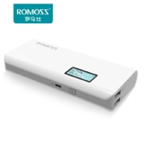 Pin Dự Phòng Romoss 10400mAh Có LCD Tặng Đèn Led USB Cao Cấp