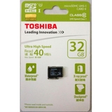 Thẻ Nhớ MicroSD Toshiba 32GB Class 10 40 MB/s