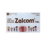 Thuốc tẩy giun Zelcom Tab. hộp 1 vỉ x 1 viên