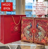 Set Quà Tết Hộp Quai Xách MS20 - ĐỎ