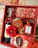 Set Quà Tết Hộp + Túi MS05 ĐỎ