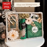 Set Quà Tết Khay Gỗ Ren Không Rượu MS29