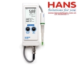 Máy đo pH/nhiệt độ cầm tay cho sữa và thực phẩm Hanna HI99161  (-2.00 ~ 16.00 PH)