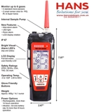 Máy đo khí đa năng lên đến 6 loại khí RKI  GX-6000