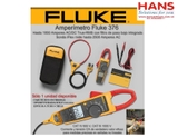 Ampe kìm AC/DC Fluke 376 (True RMS, 1000A, kèm dây đo mềm 2500A)