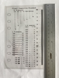 Thẻ đo lường (film gauge) Visual Inspection Standard