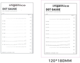 Thẻ đo lường (film gauge) ingenico dot gauge