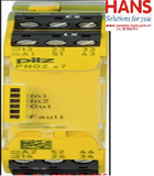 Safety relay Flowmeter Pilz PNOZ s7 24VDC 4 n/o 1 n/c
