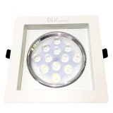 Đèn LED âm trần mặt vuông 12W (DLV-DW1274)