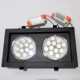 Đèn LED âm trần mặt vuông 24w (DLV-DB2475)