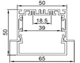 Thanh nhôm cho led TN31