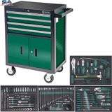 Xe đồ nghề 231 chi tiết Sata 09924