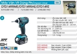 Máy vặn vít dùng pin Makita DTD149RME