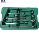 Bộ cờ lê vòng miệng tay đòn 8 chi tiết Sata 08005