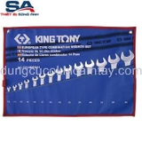 Bộ cờ lê vòng miệng 14 chi tiết 10-32mm Kingtony 1214MRN01