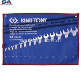 Bộ cờ lê vòng miệng 14 chi tiết hệ inch Kingtony 1214SRN01