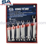 Bộ Cờ lê 2 đầu miệng lục giác 6 chi tiết Kingtony 1306CR