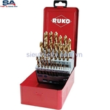 Bộ mũi khoan thấm phủ TiN Ruko 250215T