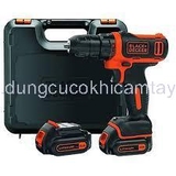 Bộ máy khoan pin Black & Decker BDCDD12KB-B1