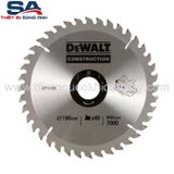 Lưỡi cưa gỗ 100mm x 40T Dewalt DW03410