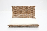 Wicker Pet Bed with Cushion - CH2890A-1BR