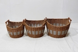 Woven Baskets for Storage, Wicker Storage Basket - CH3839A-3MC