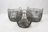 Woven Baskets for Storage, Wicker Storage Basket - CH3980A-3GY