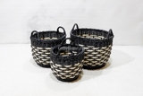 Woven Baskets for Storage, Wicker Storage Basket - CH4115A-3MC