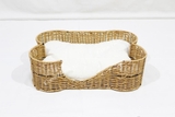 Wicker Pet Bed with Cushion - CH4731A-1BR