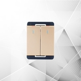 Hạt công tắc đôi 1 chiều ED-102M