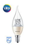 Bóng Philips MAS LEDcandle DT 6-40W E14 BA38 CL