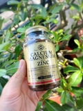 Solgar Calcium Magnesium Plus Zinc (100 viên) - MADE IN USA.