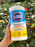 Khăn giấy ướt diệt khuẩn, khử trùng Clorox Disinfecting Wipe (85 tờ) - MADE IN USA.
