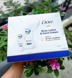 Bộ dưỡng da toàn thân Dove Body Lotion & Hand Cream - MADE IN USA.