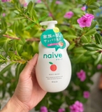Sữa tắm Naive Kracie tinh chất lá Đào tươi 530ml - MADE IN JAPAN.