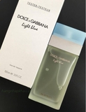 Trọn bộ D&G Light Blue TESTER cho Nam và Nữ - MADE IN FRACE.