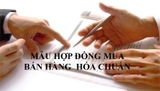 Mẫu hợp đồng mua bán hàng hóa mục đích kinh doanh