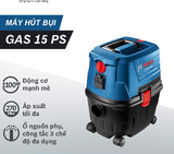 Máy hút bụi Bosch GAS 15 PS MỚI
