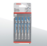 Lưỡi cưa lọng Bosch T 118 A - Sắt (bộ 5 lưỡi)