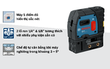 Máy định vị laser Bosch 5 điểm đỏ GPL 5